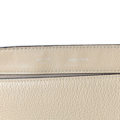 Celine Drummed Calfskin Suede Large Trapeze Dune 6 of 18