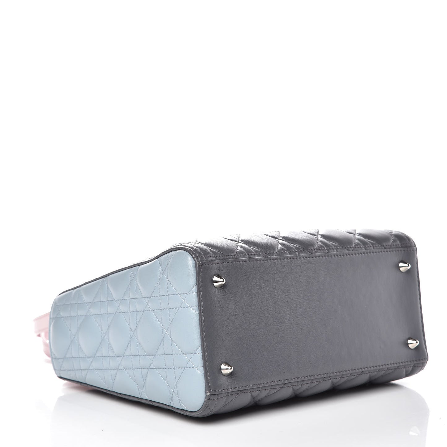 Lambskin Cannage Medium Tri-Color Lady Dior