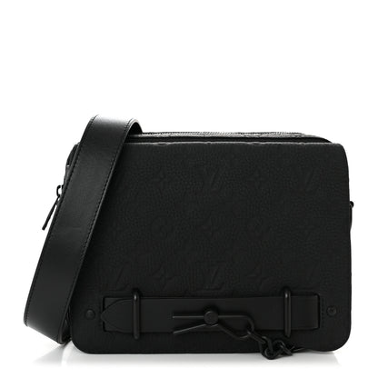 Louis Vuitton Taurillon Monogram Steamer Messenger Black 1 of 9