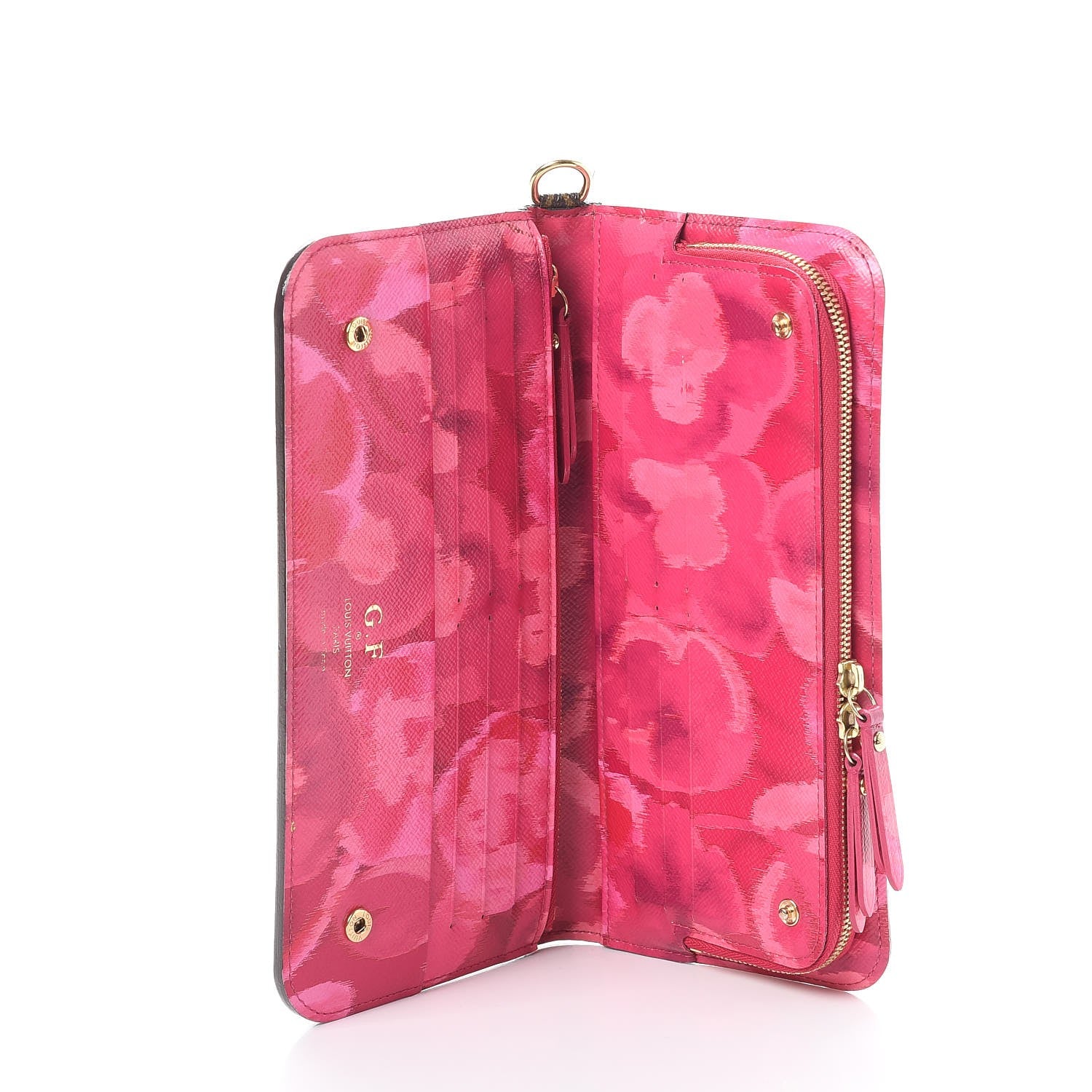 Louis Vuitton Monogram Articles de Voyage Ikat Insolite Wallet Rose Indien 5 of 8
