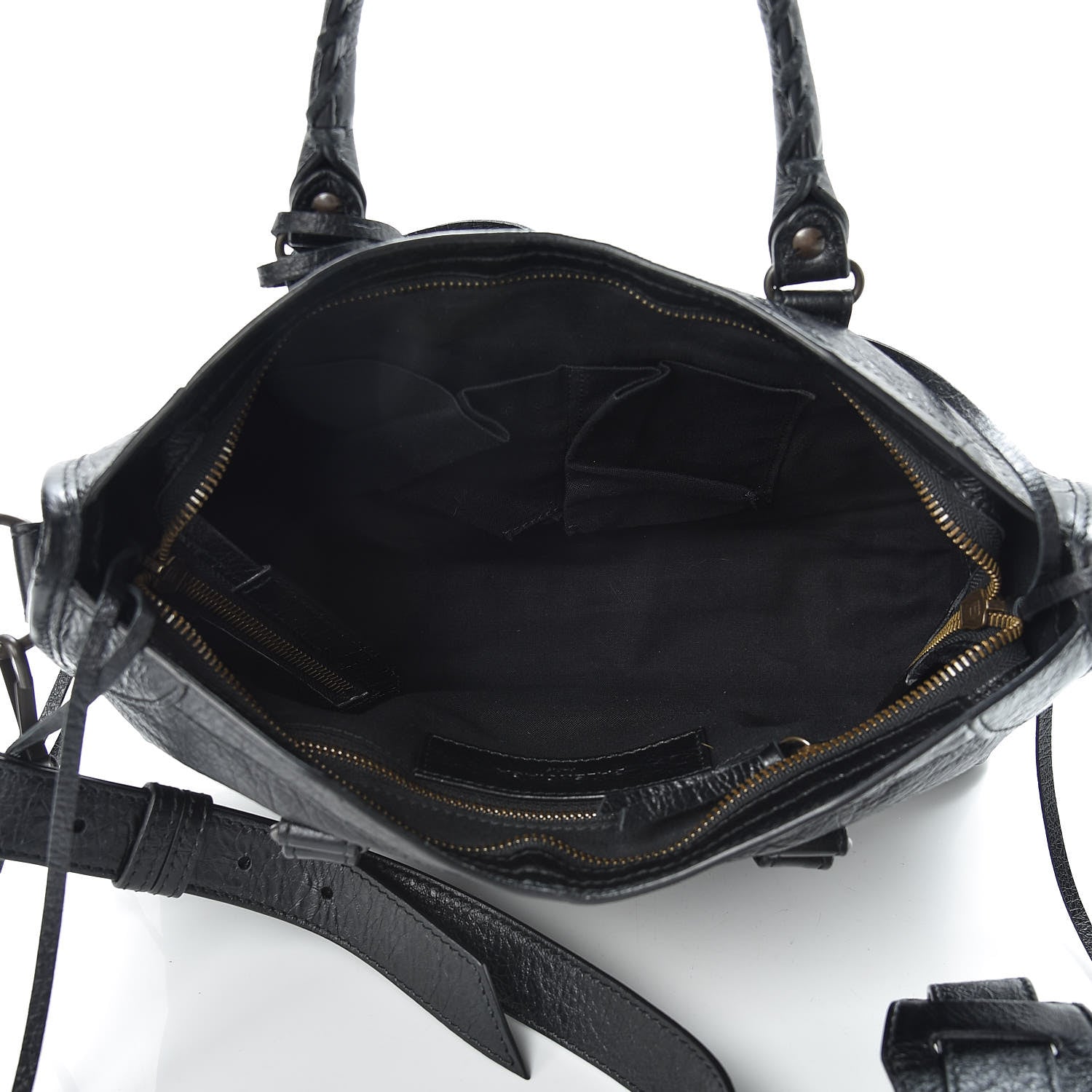 Balenciaga Agneau Classic Hardware Graffiti Handles S City Black 6 of 12
