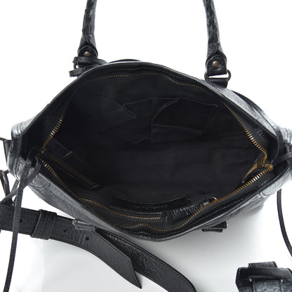Balenciaga Agneau Classic Hardware Graffiti Handles S City Black 6 of 12