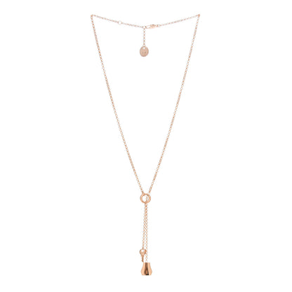 Hermes 18K Rose Gold PM Kelly Clochette Necklace 3 of 7