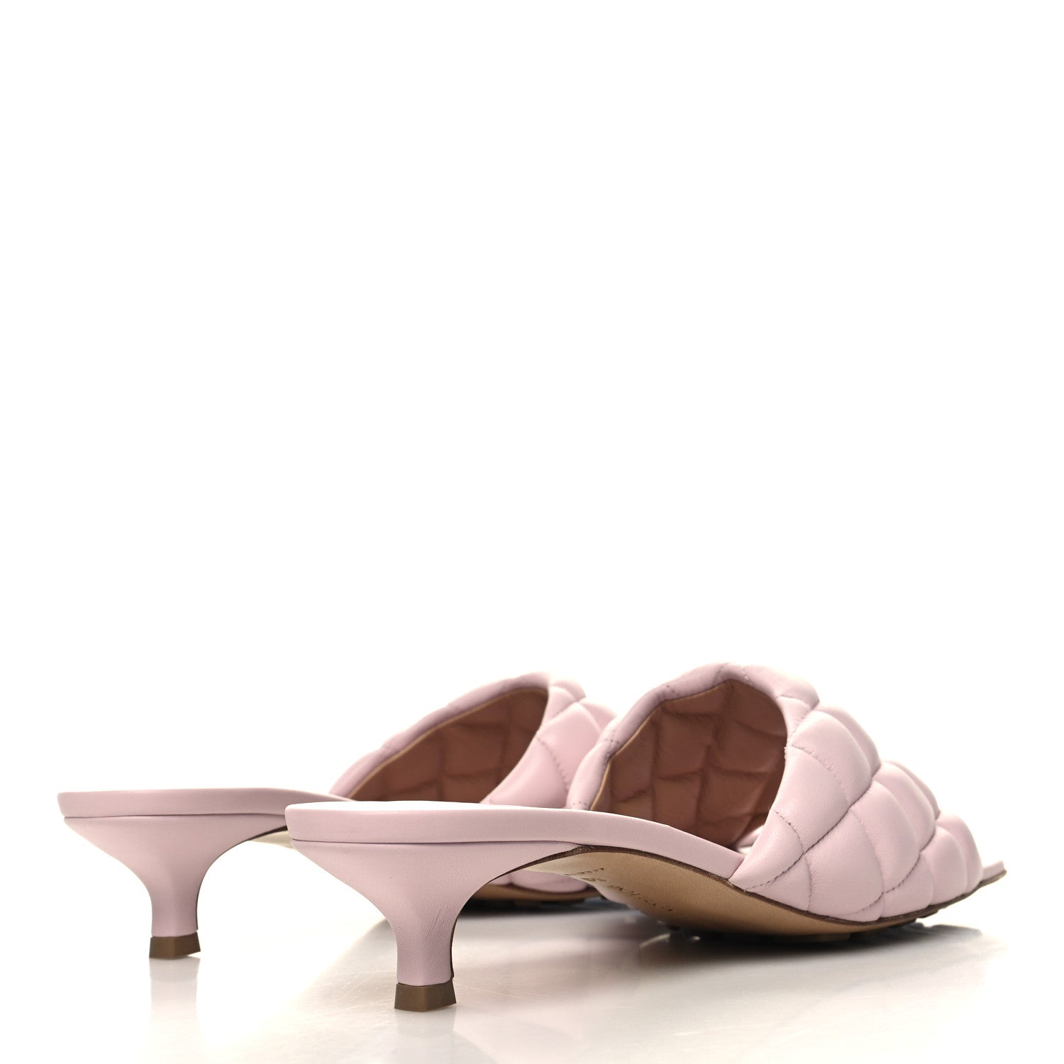 Bottega Veneta Nappa Padded Lido Mule Sandals 39 Magnolia 4 of 8