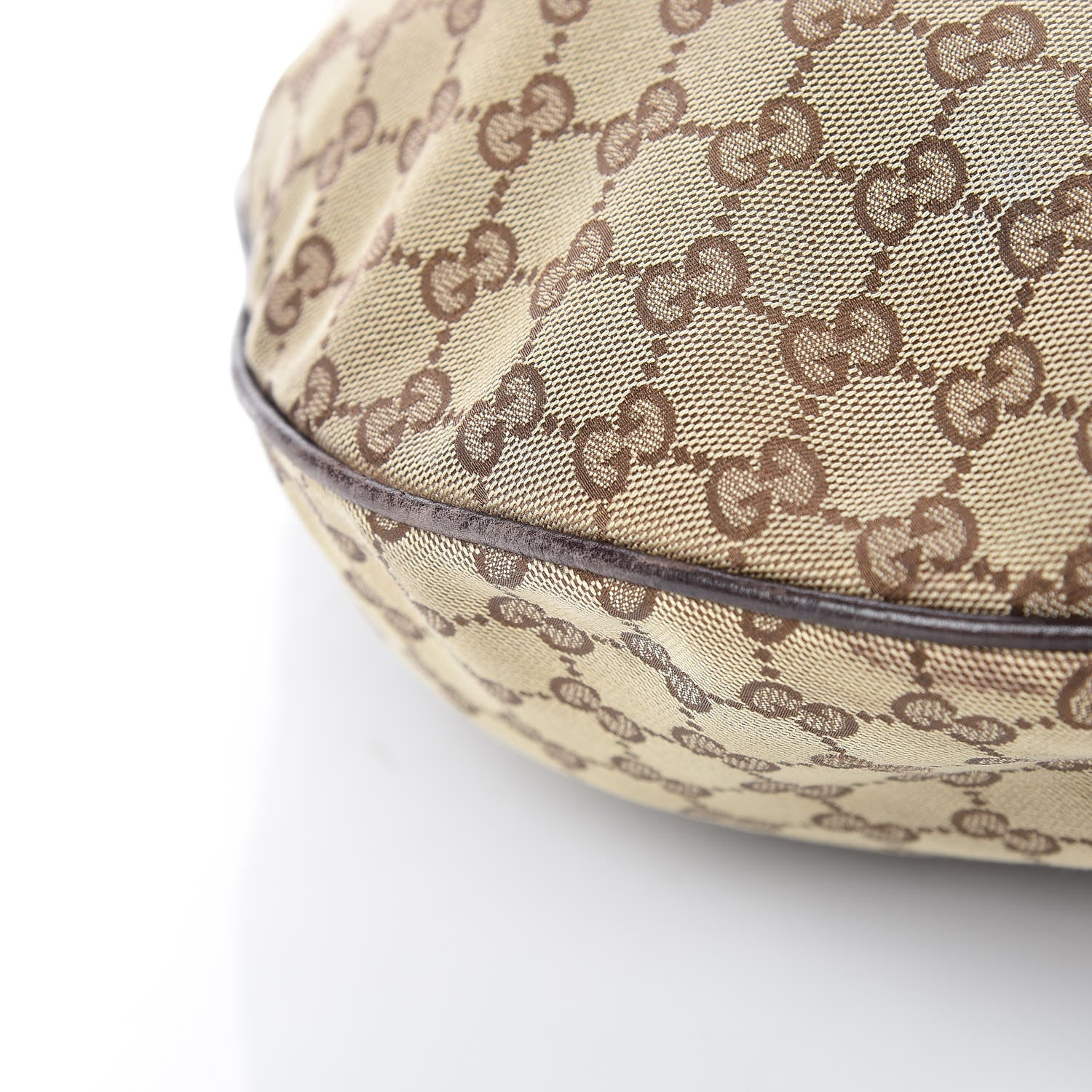 Gucci Monogram Large Wave Hobo Dark Brown 5 of 15