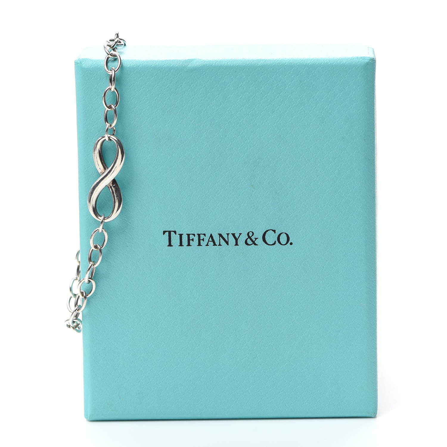 Tiffany Sterling Silver Infinity Chain Bracelet 6 of 6