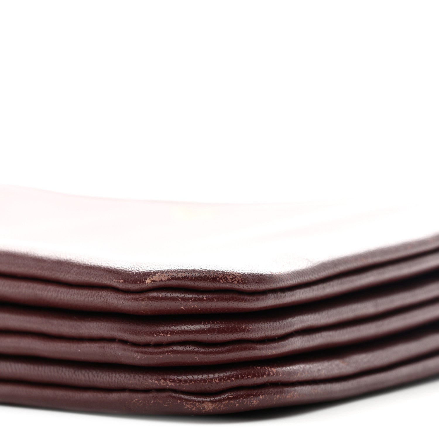 Celine Lambskin Small Trio Crossbody Bag Burgundy 12 of 12