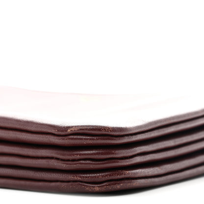 Celine Lambskin Small Trio Crossbody Bag Burgundy 12 of 12