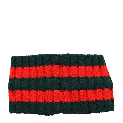 Gucci Wool Web Headband Green Red 2 of 3