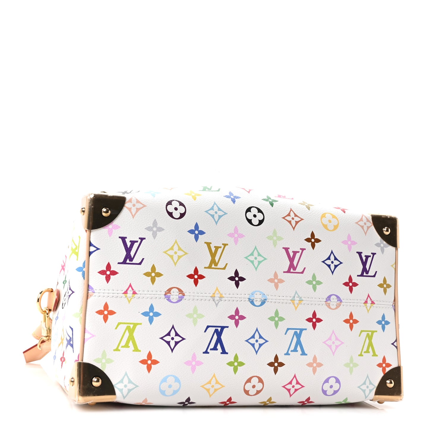 LV X TM Monogram Multicolor Speedy Soft 30 White