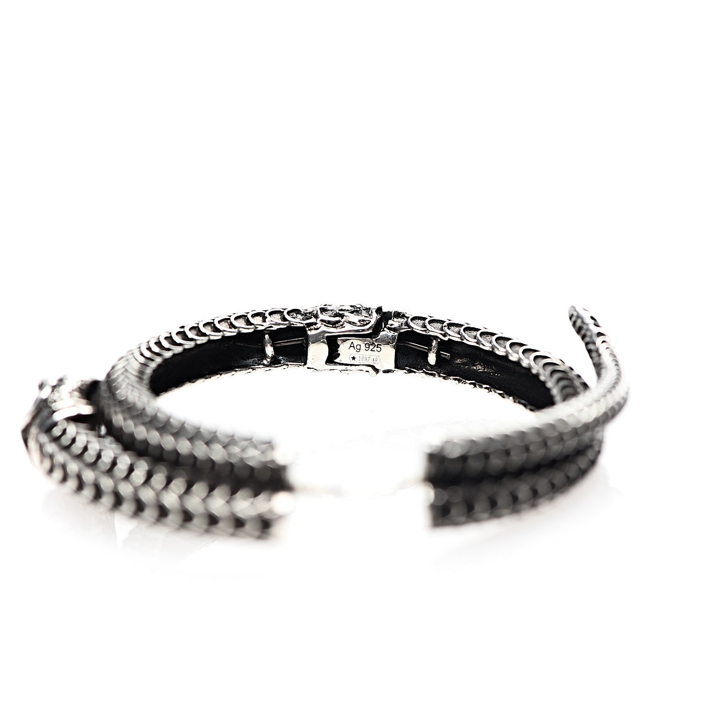 Sterling Silver Garden Snake Hoop Earrings