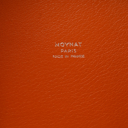 Moynat Calfskin Mini Vanity Case Clutch Dark Blue 6 of 8