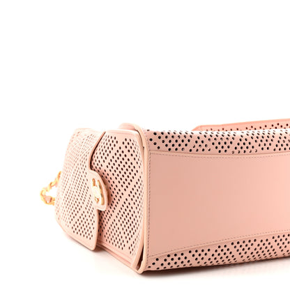 Chanel Perforated Calfskin Small Chanel 25 Handbag Light Pink 4 of 11