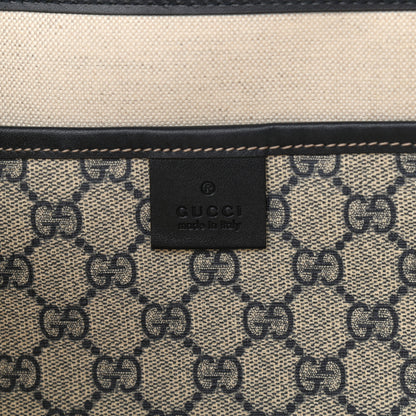 Gucci GG Plus Monogram Medium Signature Web Loop Tote Navy 6 of 10