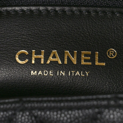 Chanel Caviar Lizard Quilted Small Coco Handle Flap Black 6 of 10