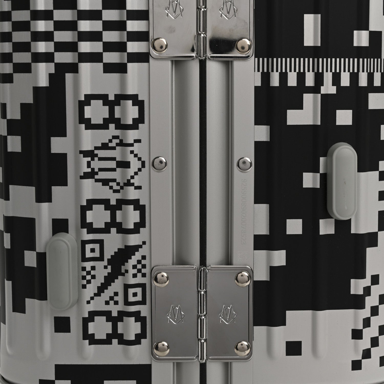 Rimowa X RTFKT Polycarbonate Printed Original Twist Cabin Silver Black 6 of 13