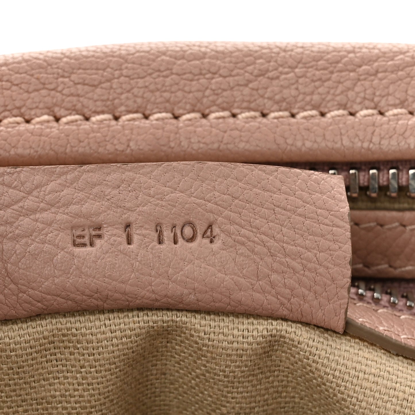 Sugar Goatskin Small Pandora Linen