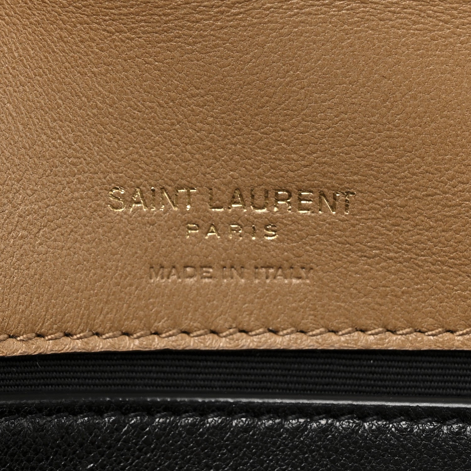 Saint Laurent Lambskin Chevron Quilted Mini Loulou Bag Havana Brown 7 of 12