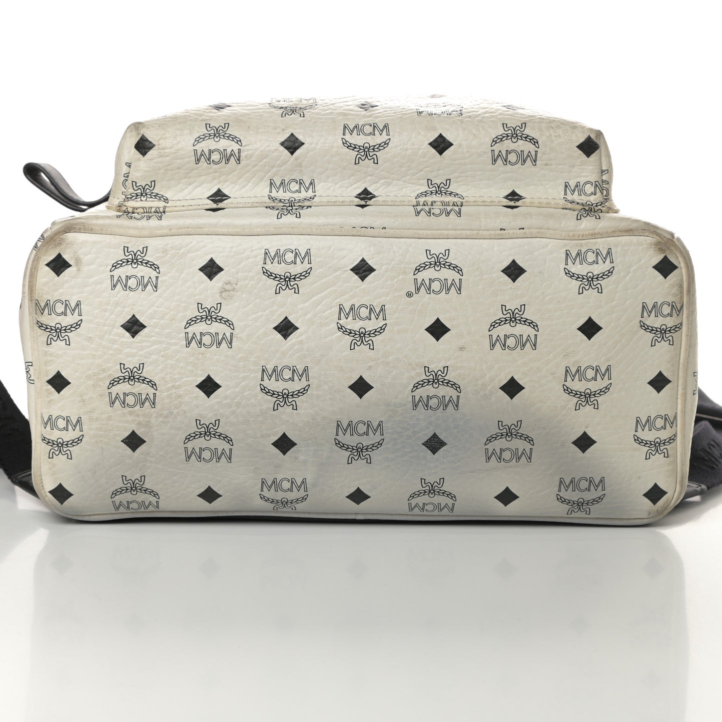Visetos Crown Stud Medium Stark Backpack White