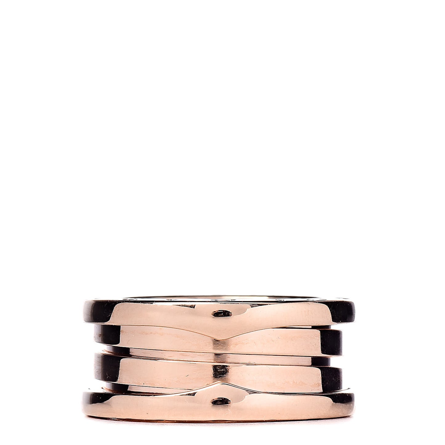 18K Rose Gold B.Zero1 Three-Band Ring 50 5.25