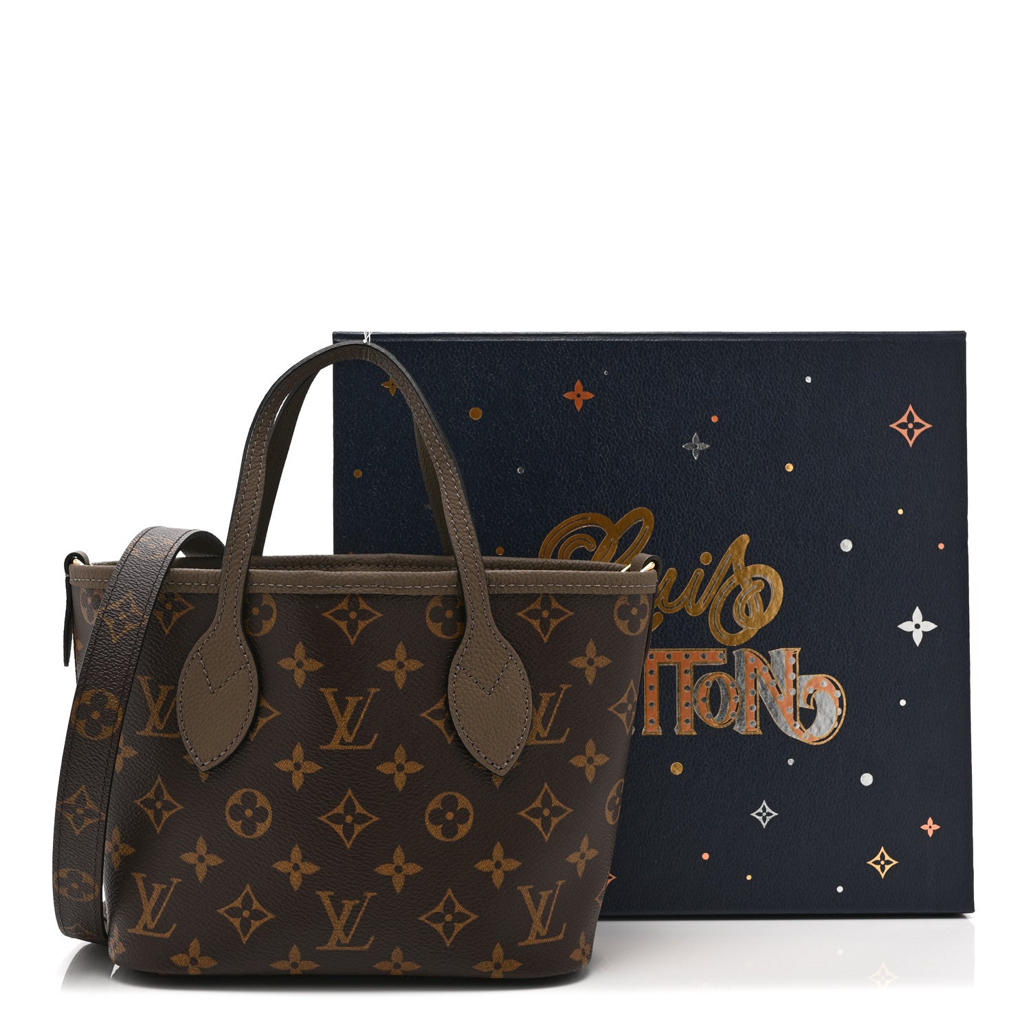 Louis Vuitton Monogram Neverfull Inside Out Bandouliere BB Dark