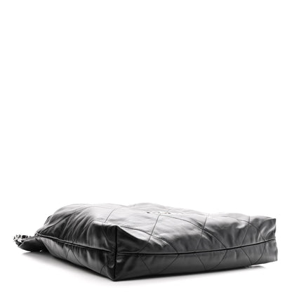 Chanel Shiny Calfskin Quilted Chanel 22 Black 4 of 11