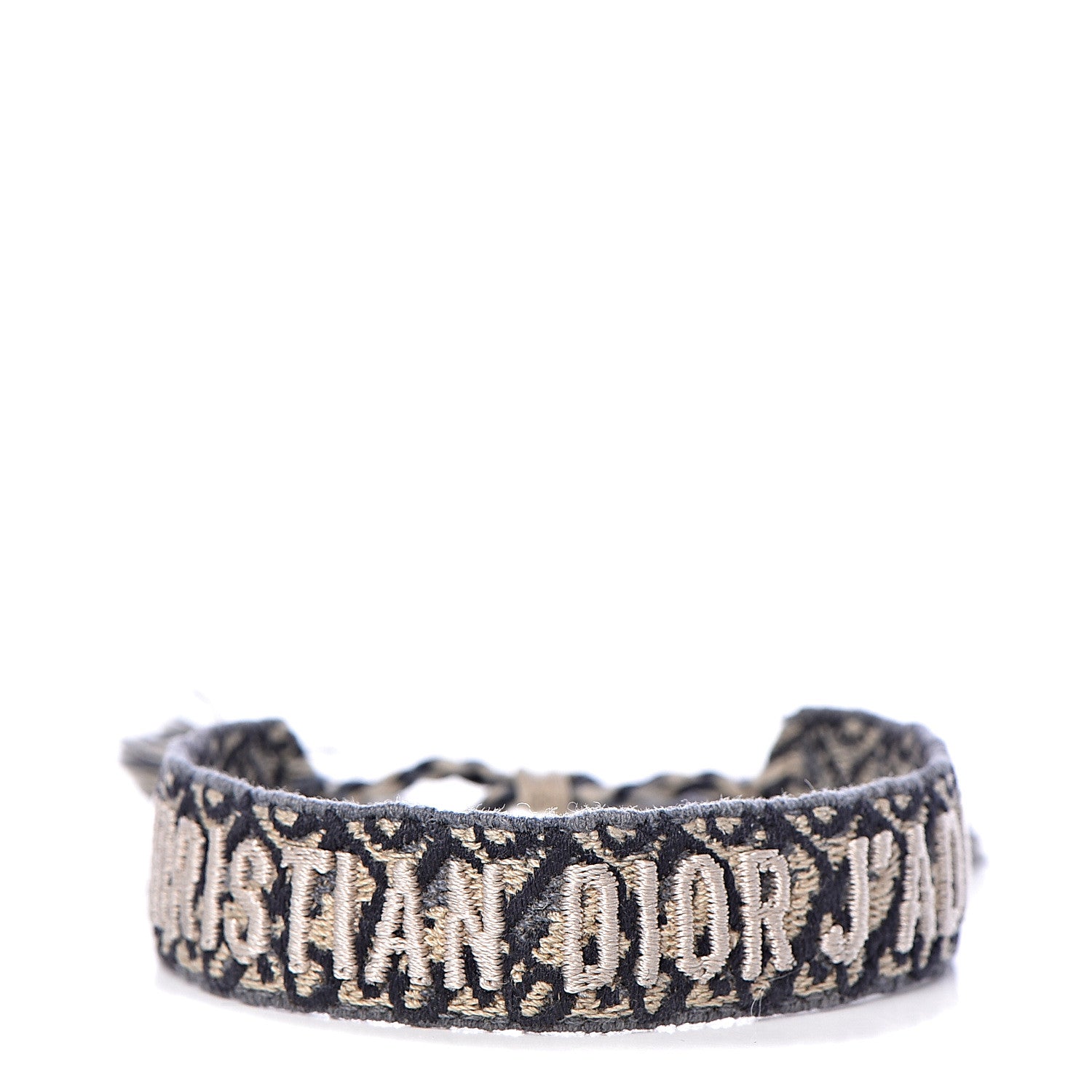 Christian Dior Woven Cotton J'Adior Friendship Bracelet Blue 1 of 4
