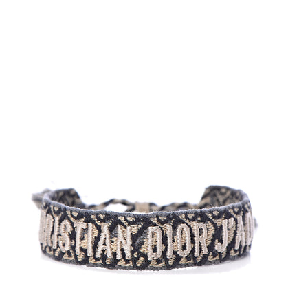 Christian Dior Woven Cotton J'Adior Friendship Bracelet Blue 1 of 4