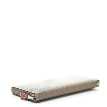 Hermes Epsom Silk'in Wallet Etoupe 4 of 10