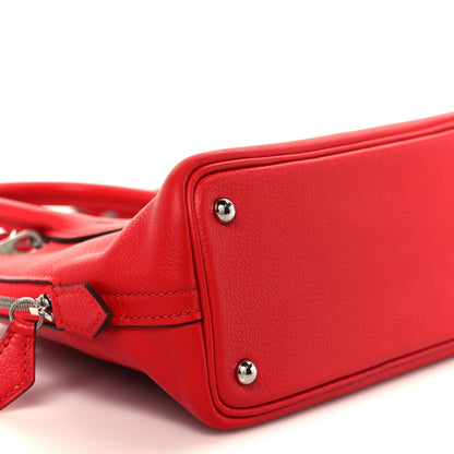 Hermes Chevre Mysore Mini 1923 Bolide Rouge De Coeur 9 of 10