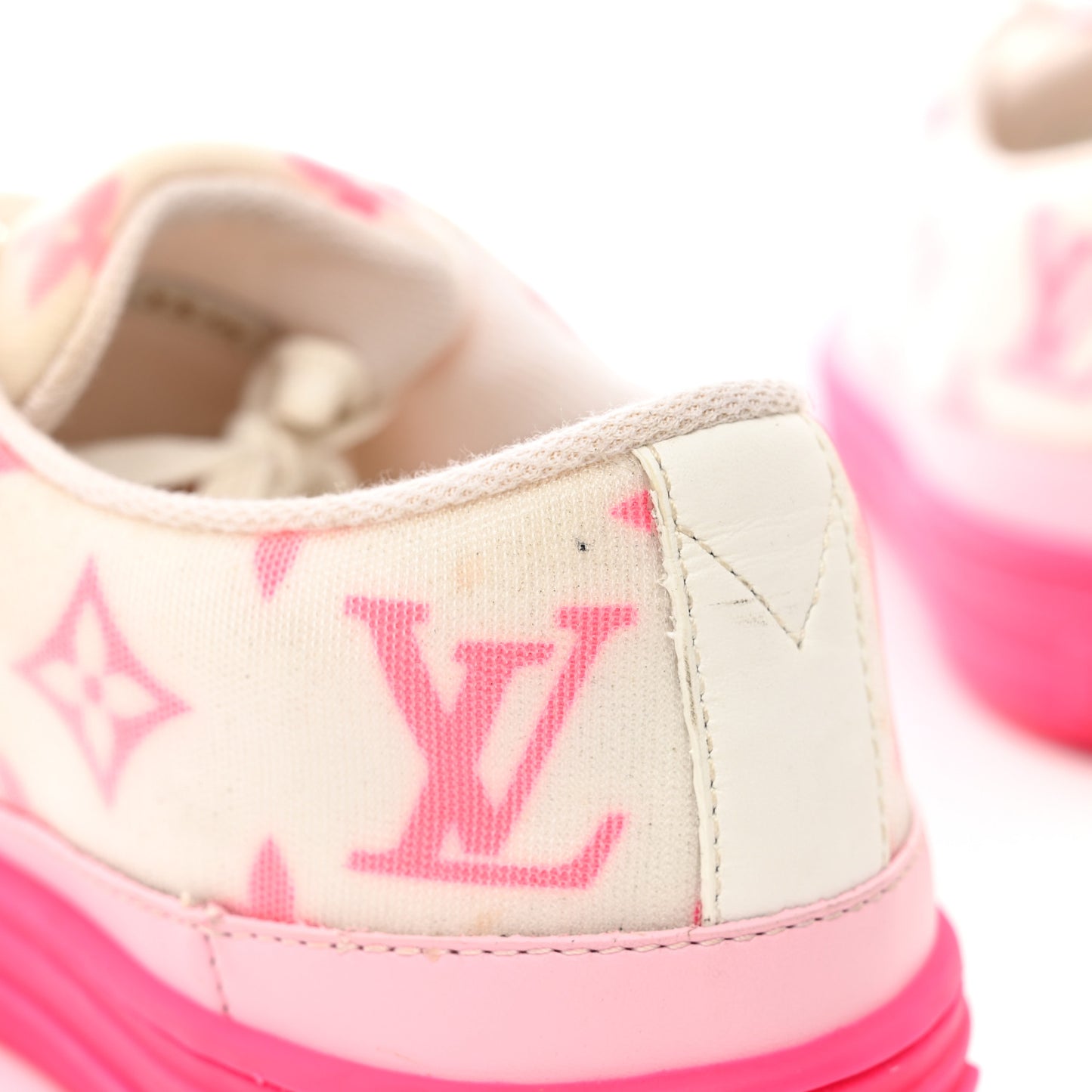 Technical Fabric Monogram Stellar Sneakers 35.5 Rose Pop
