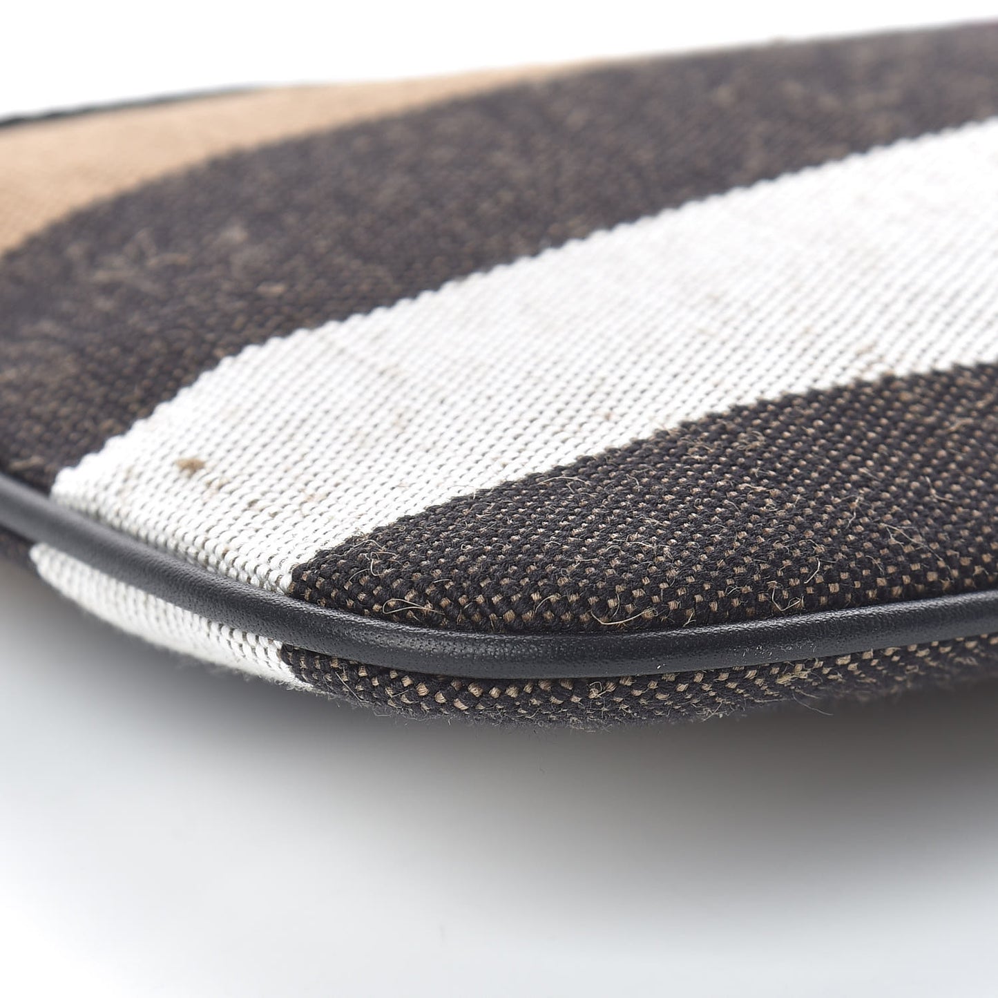 Mega Check Peyton Crossbody Clutch Bag Black