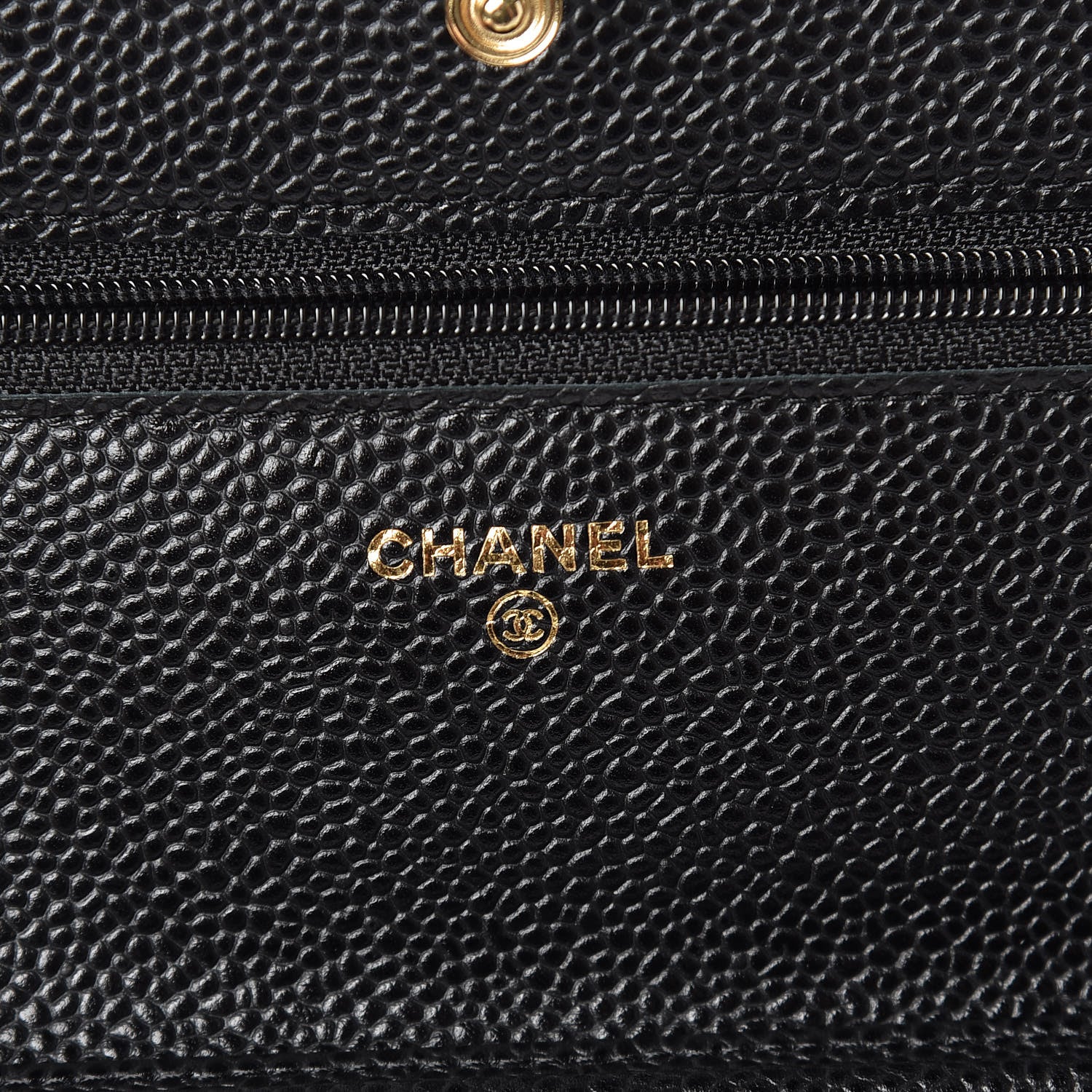 Chanel Caviar Quilted Wallet On Chain WOC Black 6 of 12