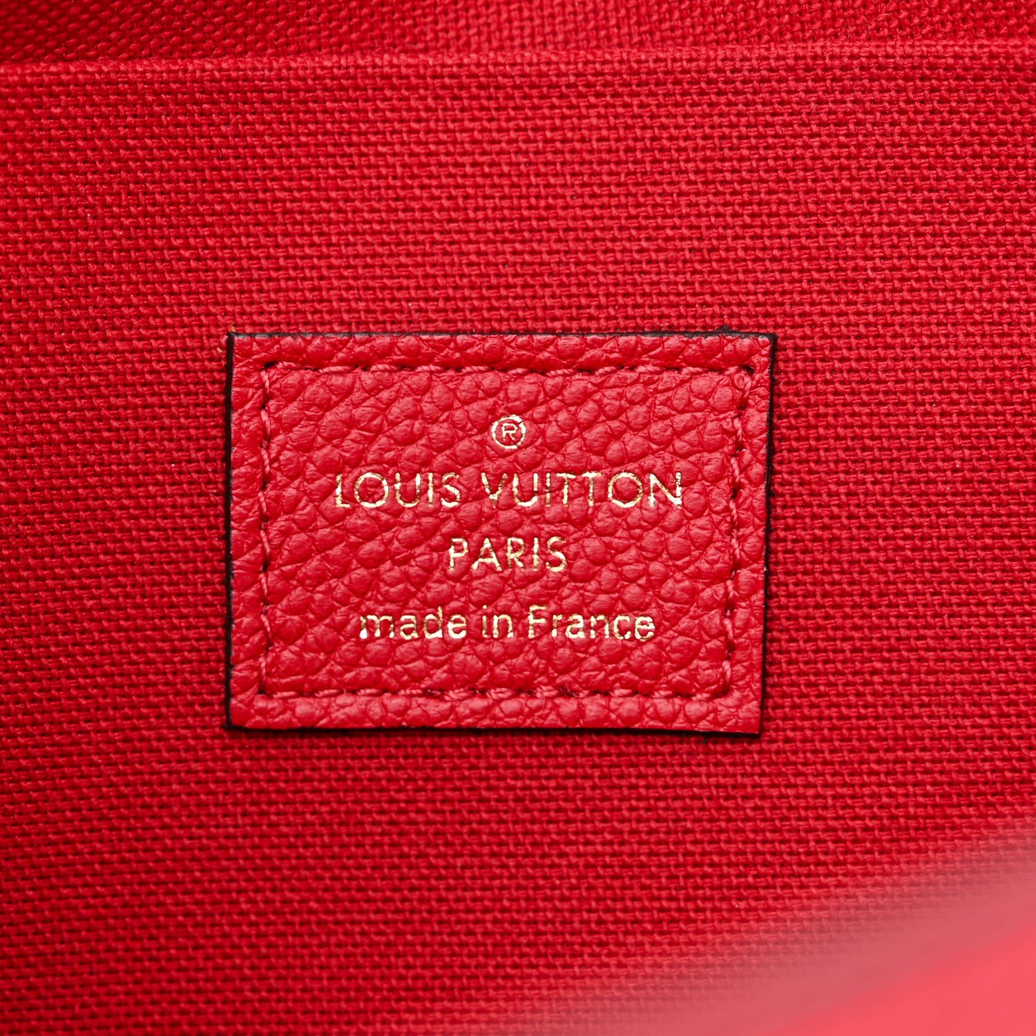 Louis Vuitton Empreinte Pochette Felicie Chain Wallet Cherry 6 of 11