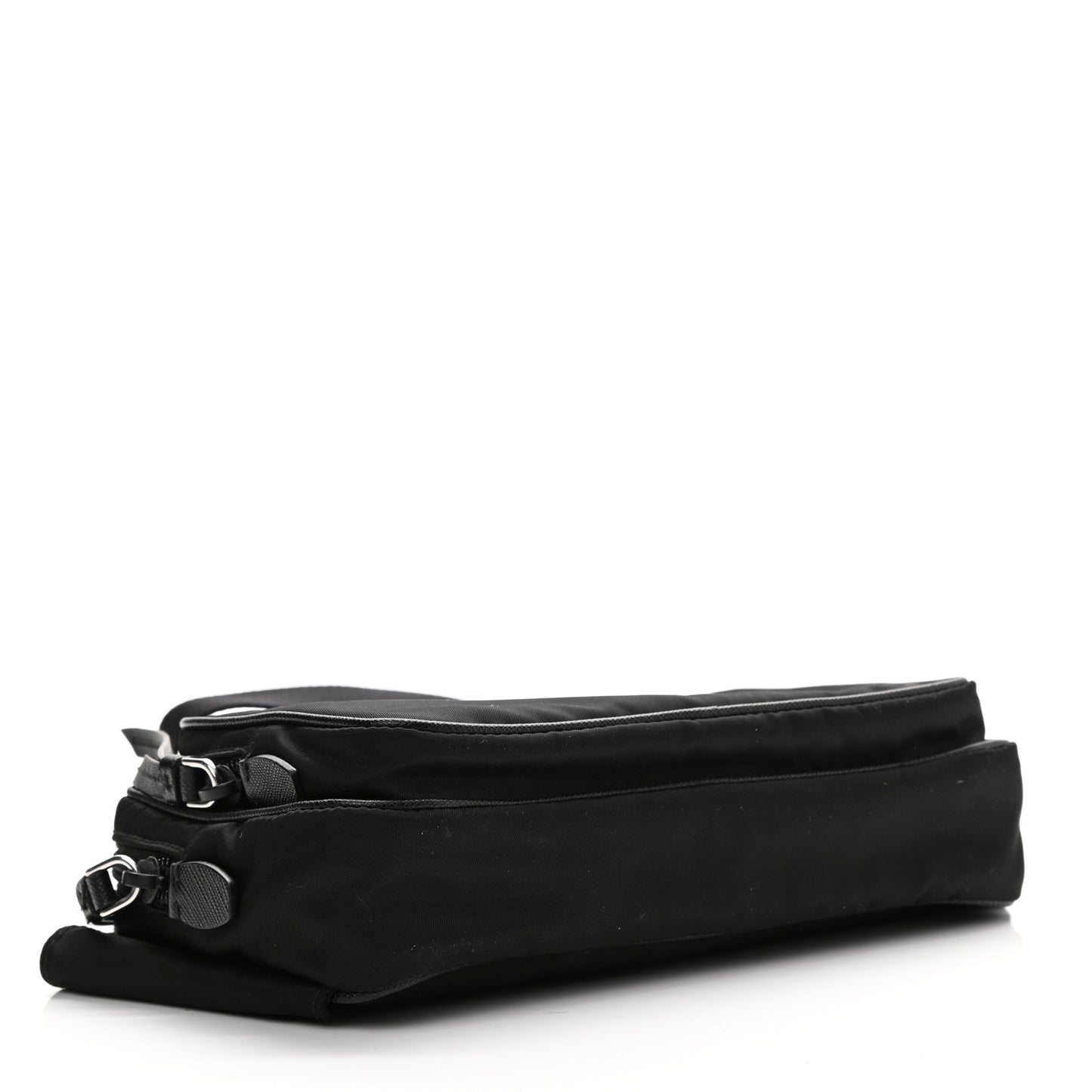 Tessuto Nylon Saffiano Belt Bag Black