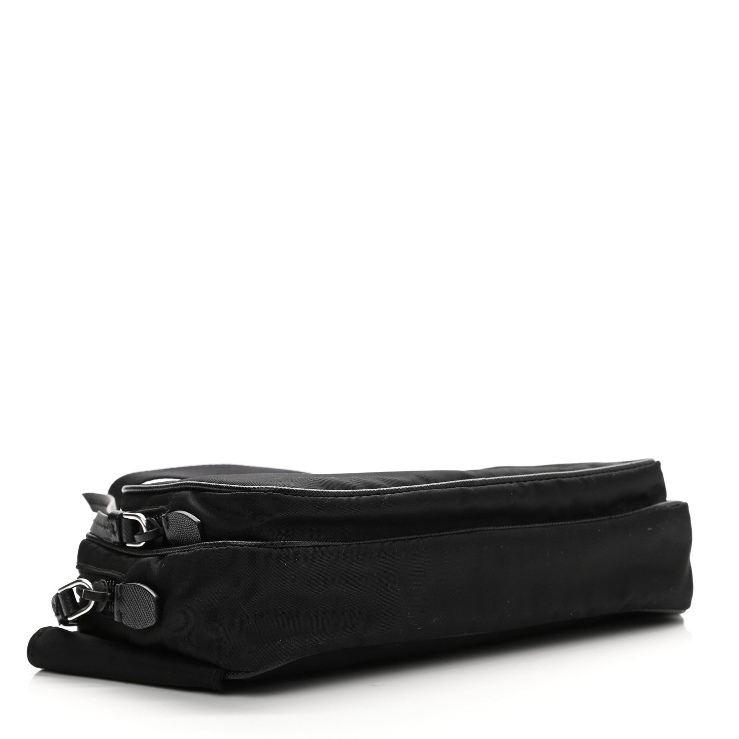 Prada Tessuto Nylon Saffiano Belt Bag Black 4 of 12