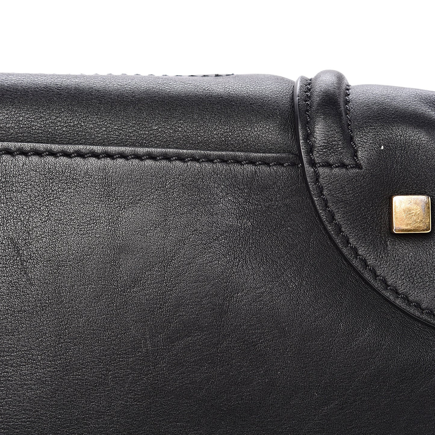 Smooth Calfskin Mini Luggage Black