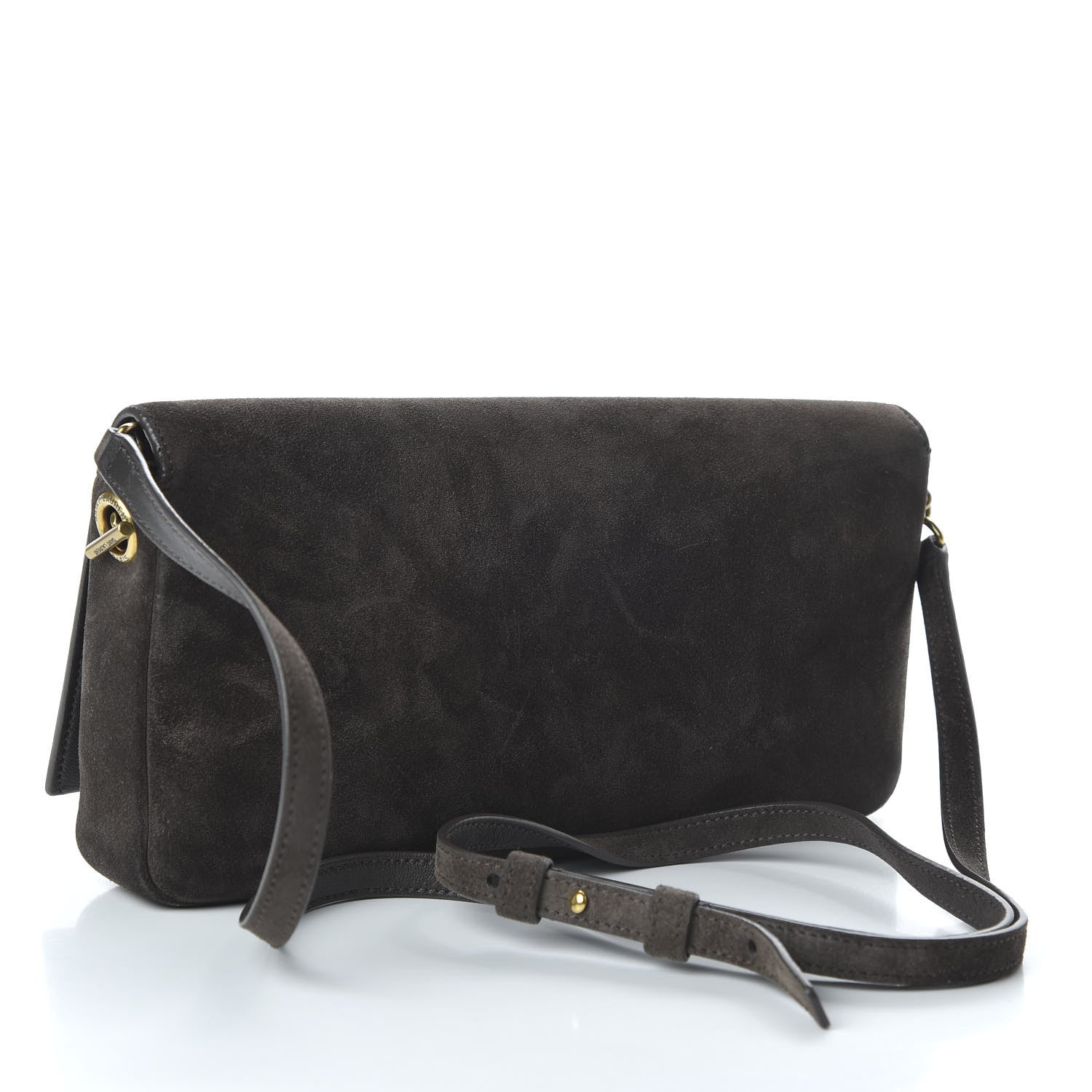 Saint Laurent Suede Monogram Tassel Kate 99 Pebble 3 of 9