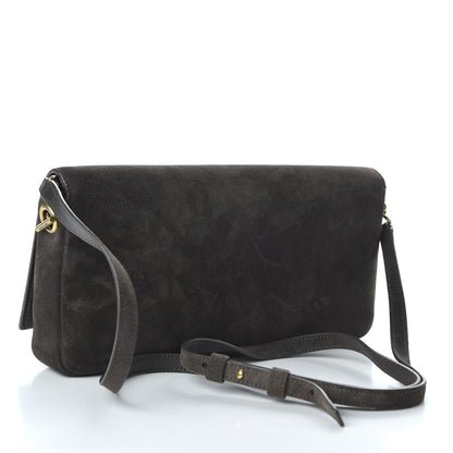 Saint Laurent Suede Monogram Tassel Kate 99 Pebble 3 of 9