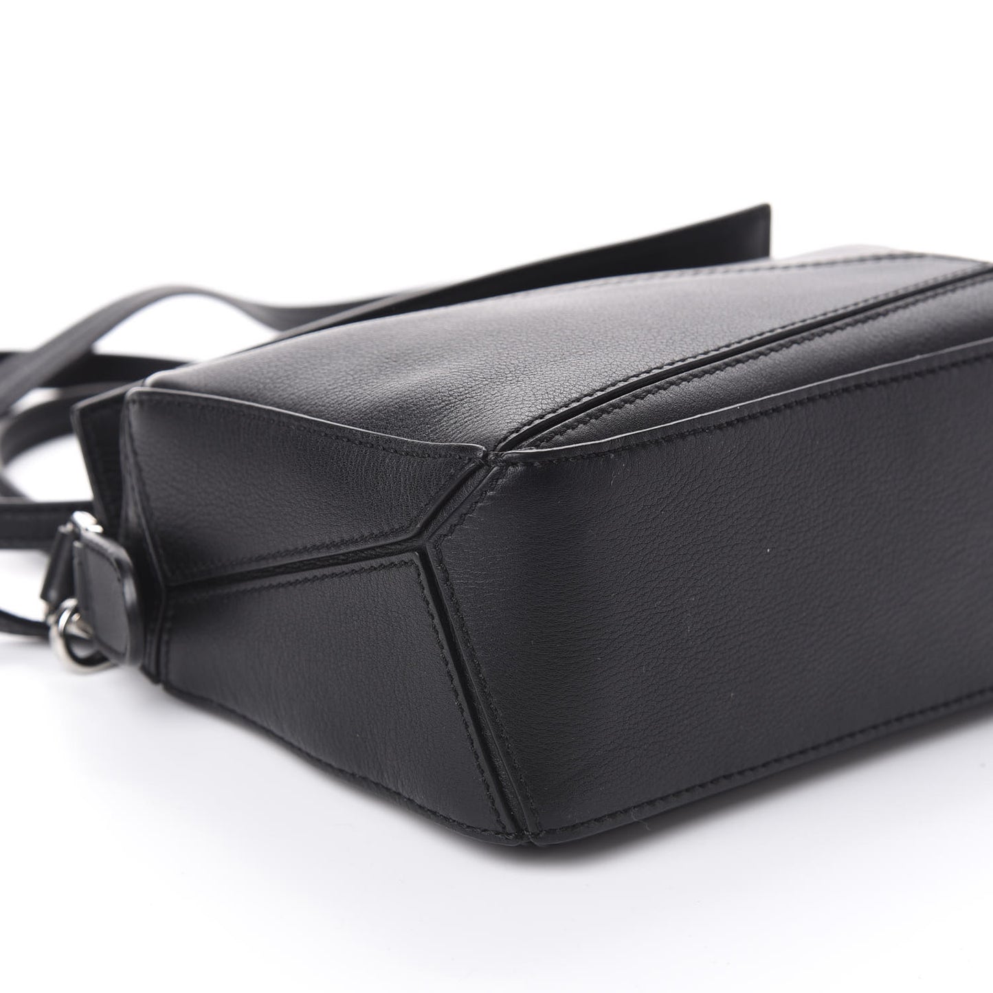 Calfskin Mini Puzzle Bag Black
