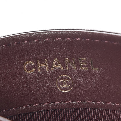 Chanel Felt Quilted Coco Mademoiselle CC Card Holder Navy 7 of 9