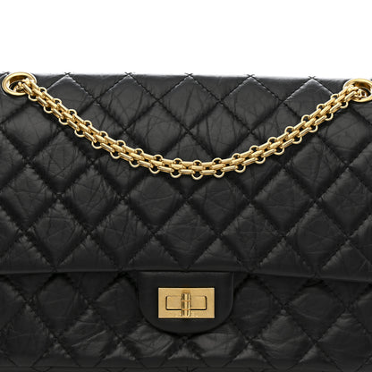 Chanel Aged Calfskin Quilted 2.55 Reissue 226 Flap Black 8 of 11