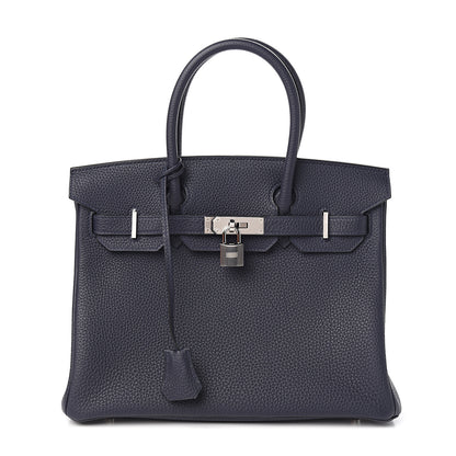 Hermes Togo Birkin 30 Bleu Nuit 1 of 10
