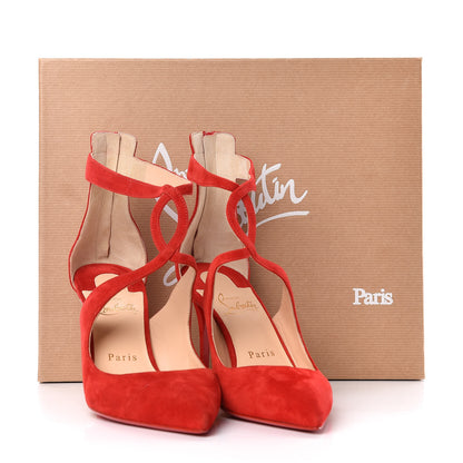 Christian Louboutin Veau Velours Rosas 85 Pumps 37.5 Loubi 8 of 8