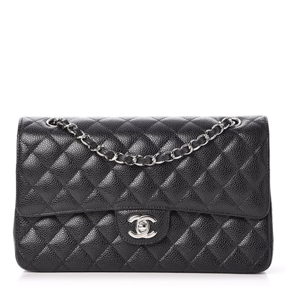 Chanel Caviar Quilted Medium Double Flap Black 1 of 9