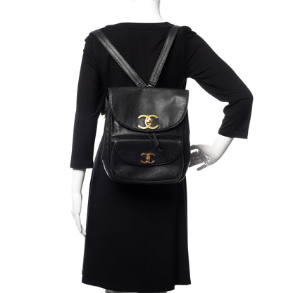 Chanel Caviar Drawstring Backpack Black 2 of 12