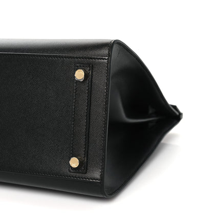 Hermes Madame Calfskin Birkin Sellier 30 Black 9 of 10