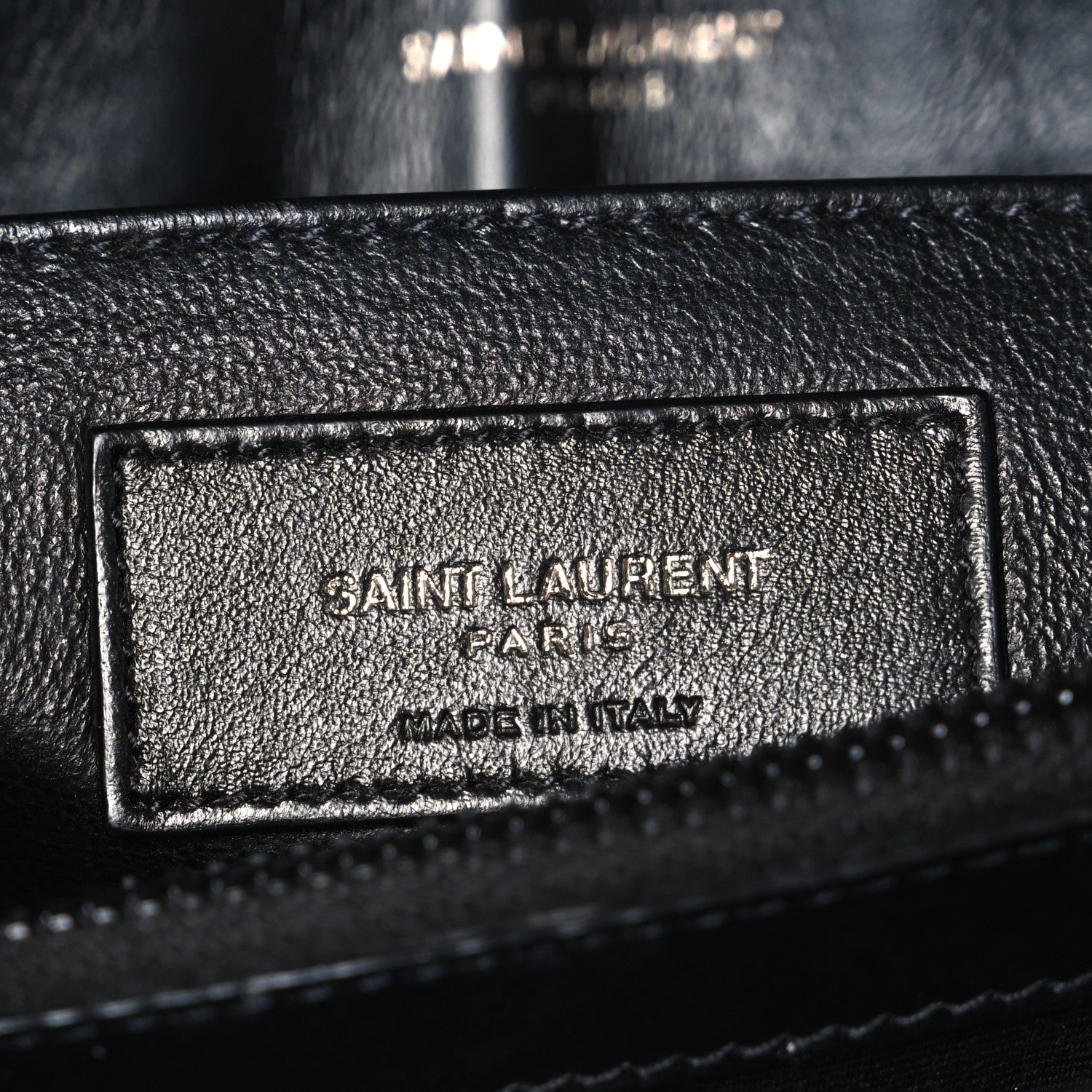 Saint Laurent Calfskin Y Quilted Monogram Monochrome Small Loulou Chain Satchel Black 6 of 10
