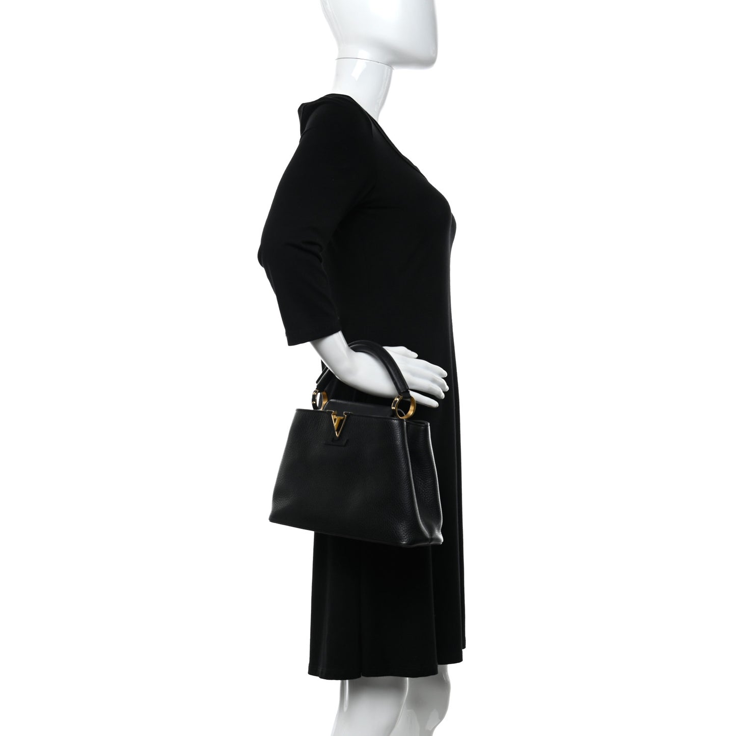 Taurillon Capucines GM Black
