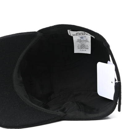 Hermes Wool Davis Varsity Hat 57 Black 7 of 8